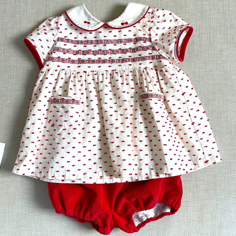 Dondolo Baby Charlotte set (bubble shorts & top)